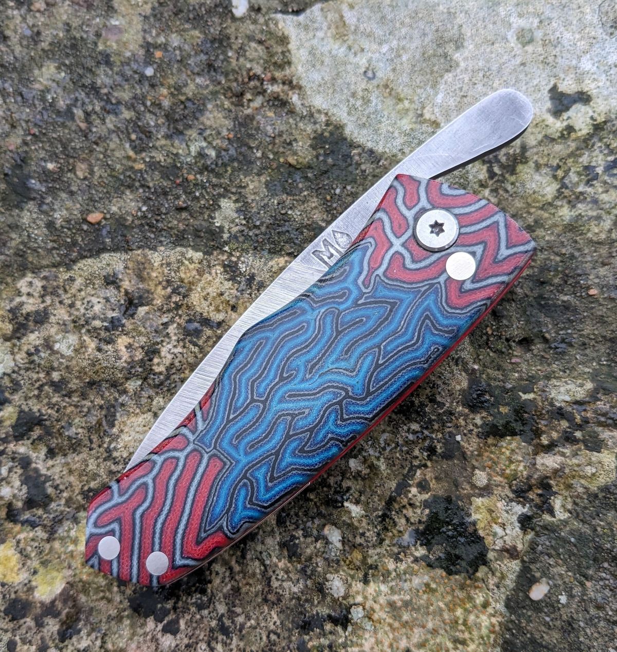 Sunfish friction folder in damacarta closed