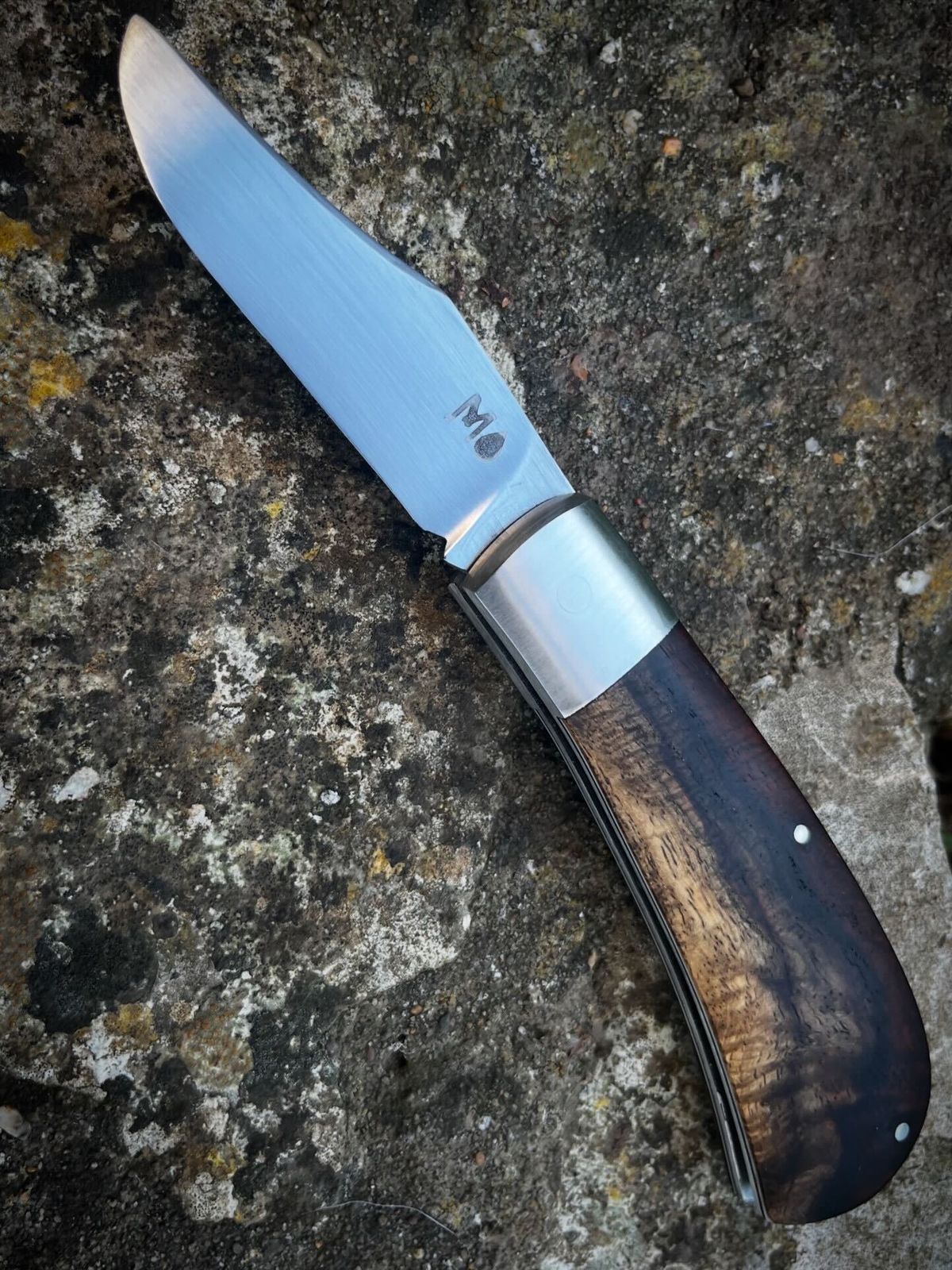 Trapper slipjoint with Indonesian rosewood scales